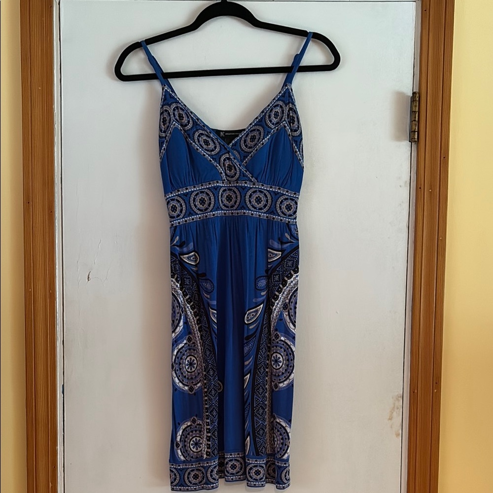 INC International Concepts Blue Sundress Sleeveless Mini